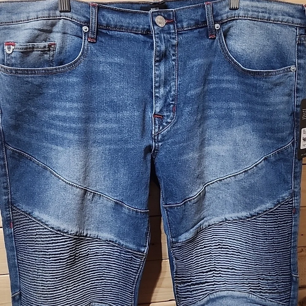 Mens True Religion Jeans Size 40 NEW Style Rocco Moto Great Christmas Gift